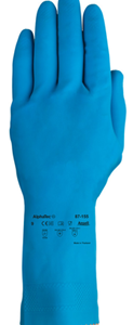 Unsupported Rubber Gloves